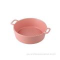 Bowl de sopa de cerámica de glaseado de color